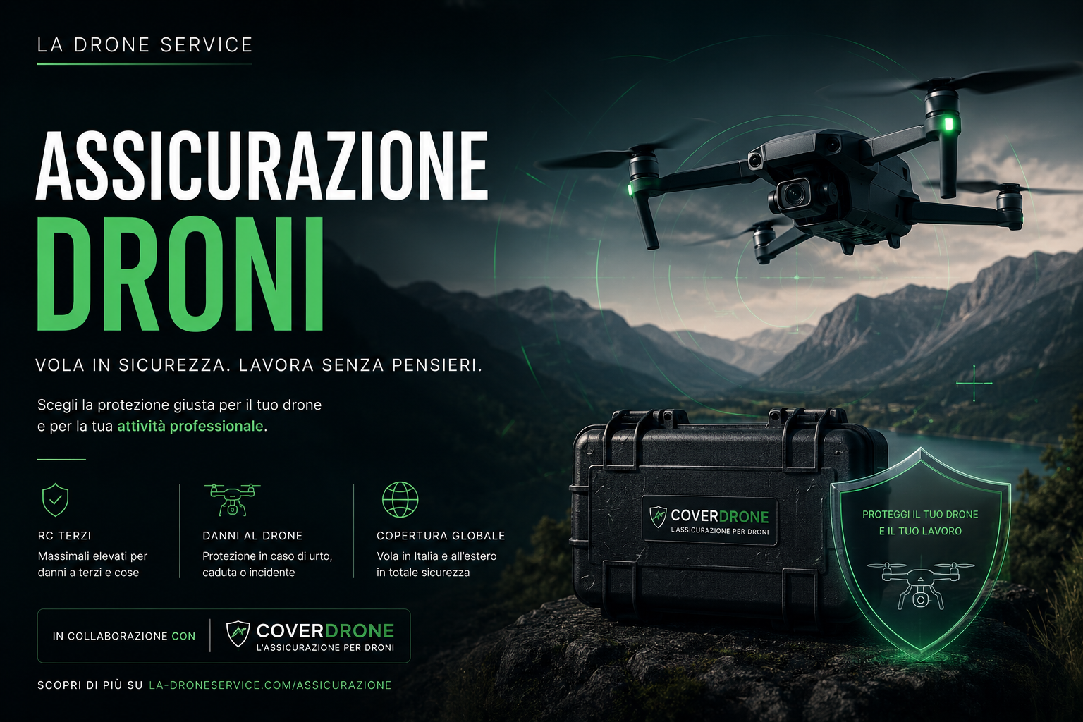 Assicurazione droni Coverdrone - LA Drone Service