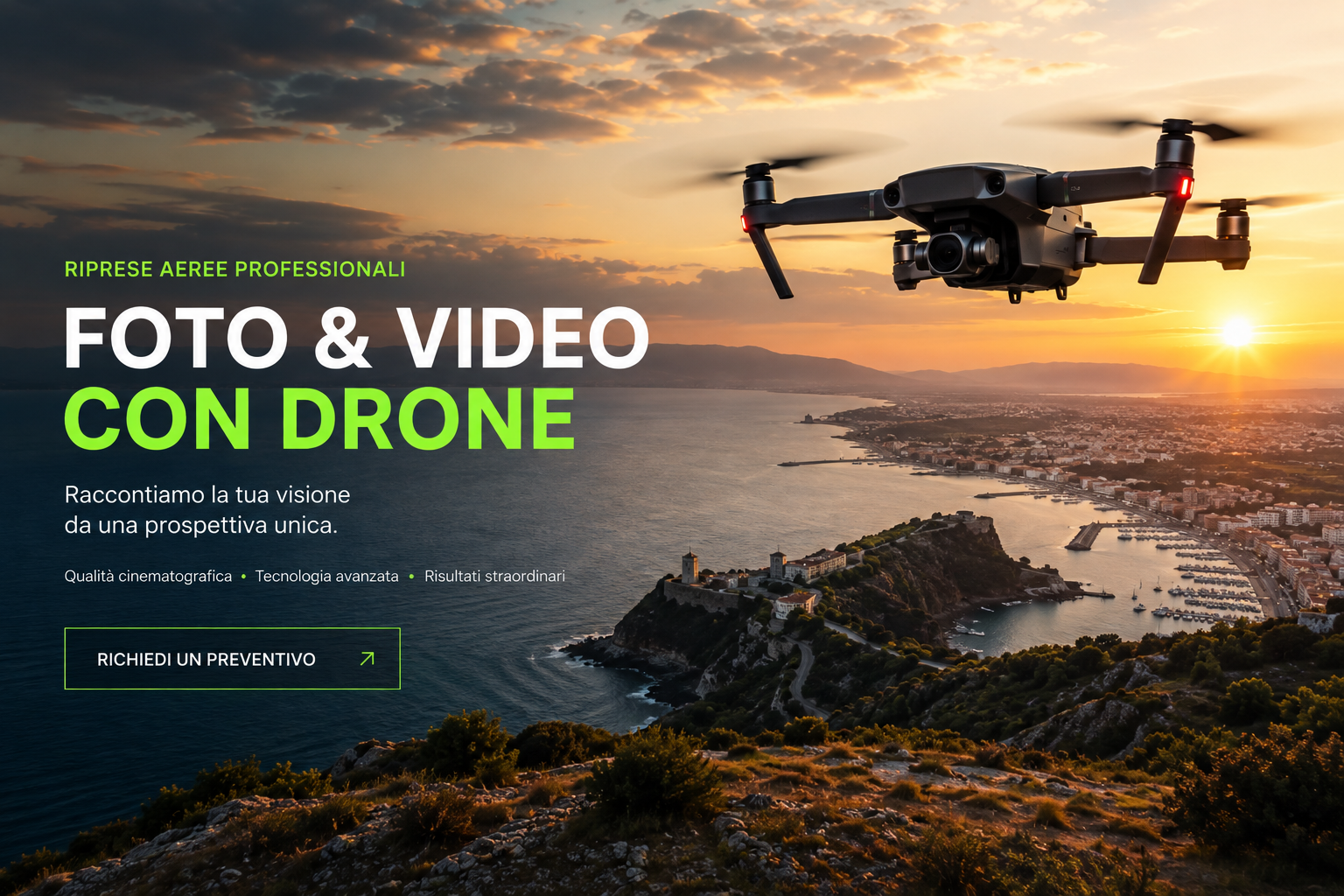 Riprese aeree professionali con drone - LA Drone Service