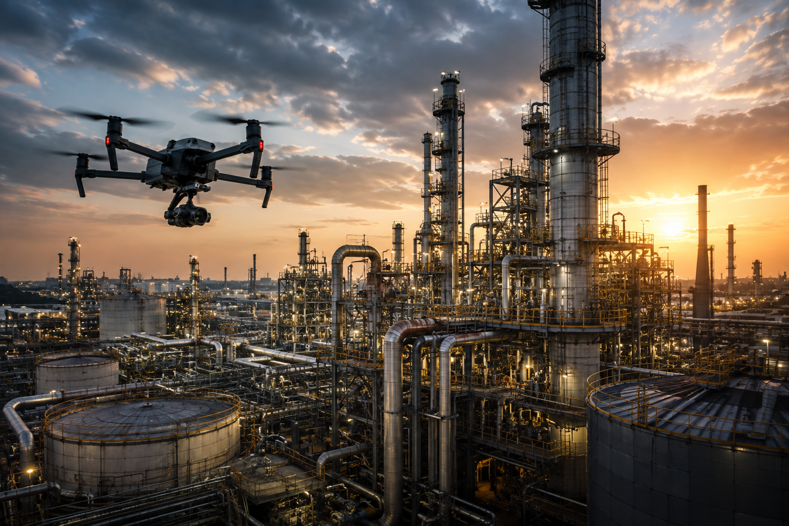 Ispezione di impianti e infrastrutture con drone