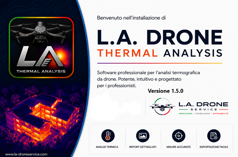 L.A. Thermal Analysis software per analisi termografiche